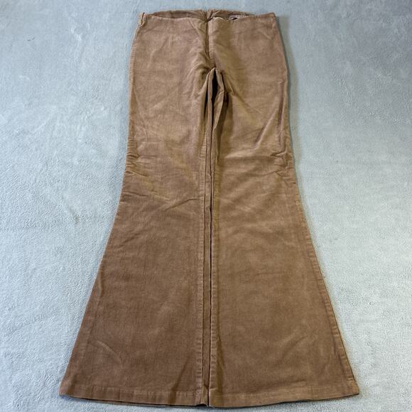 Y2k 2000s Beyond Baggy Corduroy Dojo Pants Womens Large 30x30 Wide leg USA Made - Picture 2 of 8